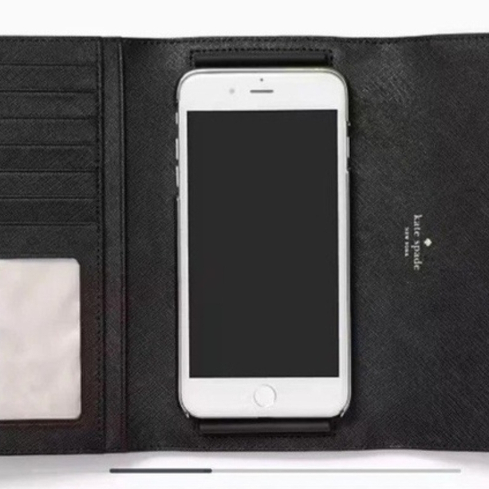 Kate Spade Black Leather Wallet - Picture 4 of 4